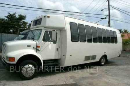 27 passenger minibus for rent - charter